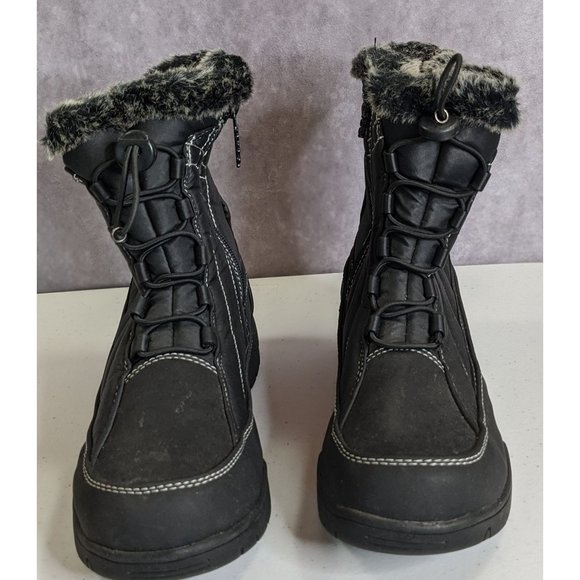 Totes Eve Black Snow Boots - Picture 2 of 6